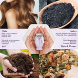 Small Urns for Human Ashes Keepsake 2.85 Inches Memorial Mini Cremation Urn for Women Men Alu – lifestyle view