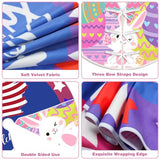 15 Inch Mini Easter Tree Skirt 4th of July Tree Skirt American Flag Day Memorial Day Double Sided Print Mat Independence Day Easter Holiday Party Home Tabletop Christmas Tree Decoration