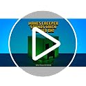 Paladone Minecraft Creeper Desk Light with Official Creeper Sounds, Handheld Night Light for Kids Room or Gamer Décor - Licensed Minecraft Gifts