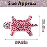 ZSCYD-yingda1992 Leopard Shaped Animals Bath Mat Non-Slip Bathroom Door Mat for Bedroom Bathroom Kitchen Cartoon Area Rug for Tub Soft Bathtub Home Decor Pink
