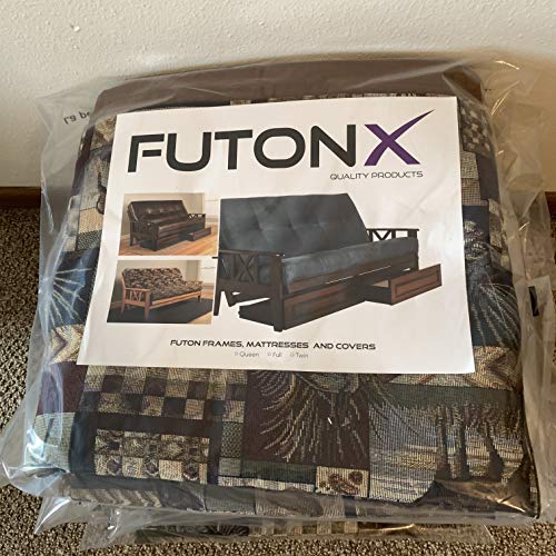 Futon Cover Only UpNorth Premium Fabric Collection Fits 6-8 inch Futon Mattress Full Size (Wildlife Resort)