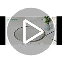 TokeShimi 24 Inch Circle Bathroom Mirror Brushed Nickel, Tempered Round Wall Mirror, Shatterproof 24x24 Hanging Wall Mirrored Farmhouse for Bedroom, Entryway, Restroom, Vanity, Living Room