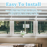 Blinds Replacement Parts, 4 Set Mini Blinds Wand Replacement with Hook Horizontal Wand Wire and Sleeve Collar for Horizontal Blind Repair Parts with 1 in Square Headrails for Window Opener Accessory
