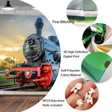 DYNH Steam Train Tapestry, Old Engine Train on Railroad Track Tapestries,Natural Scenery Sunset Sunrise Wall Hanging Home for Bedroom Living Room Dorm,60X40 Inches