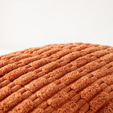 Fancy Homi Decorative Throw Pillow Covers for Bed Couch Bedroom Bench, Soft Corduroy Solid Pillow Case, Rustic Farmhouse Boho Room Decor,36" x 14" (Pack of 1),Burnt Orange