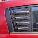 Compatible with Tiida 2005-2010 Versa 2007-2012 Hatchback ABS Carbon Fiber Car Rear Window Louver Cover Exterior