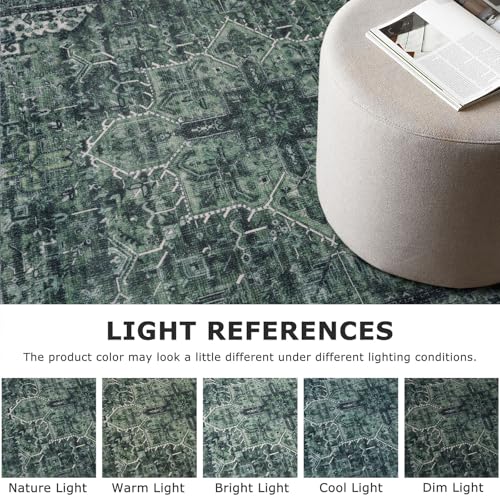 3x5 Washable Area Rug Non Slip Door Mat Indoor for Entryway Bedside