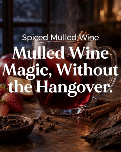 M&SENSE Spiced Mulled Wine Cinnamon Clove Scented Candle for Home Christmas