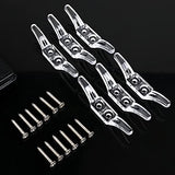 Cord Cleats for Blinds, 12pcs Blind Cord Winder with Screws for Window Blinds Curtains Sun Shades Ropes