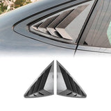 2PCS Rear Exterior Window Louver Shutter Side Cover Trim Compatible with Benz GLC Coupe C254 AMG 2024(Glossy Black)