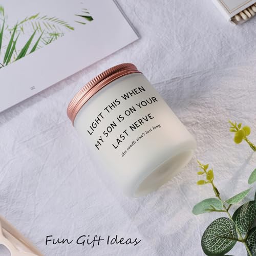 Daughter in Law Gifts - Best Birthday Christmas Mothers Day Gifts for Daughter in Law from Mother in Law or Father in Law - Funny Future DIL Sons Girlfriend Adult Candle Women Gift
