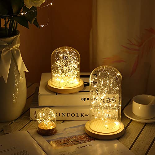 3 Pack USB Fairy Lights USB Powered String Lights Warm Yellow 2 Meters 20 lamp Beads Led Christmas Lights Fairy String Lights led Light String (Warm Yellow)