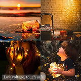 Sanniu Led String Lights, Mini Battery Powered Copper Wire Starry Fairy Lights, Battery Operated Lights for Bedroom, Christmas, Parties, Wedding, Centerpiece, Decoration (5m/16ft Warm White)