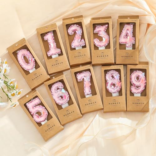 PHD CAKE Number 1 Pink Butterfly Birthday Candles, Butterfly Themed Number Candles, Cake Number Candles, Party Celebration