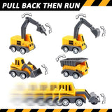 12 Pcs Construction Birthday Candles, Number 3 Candle Construction Cake Topper, Digger Cake Topper for Boys Girls Construction Birthday Party Supplies Decorations