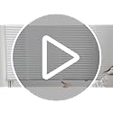 LazBlinds No Tools No Drill Cordless Aluminum Mini Blinds, 100% Privacy S-Curve Blinds for Windows, Room Darkening Horizontal Window Blinds and Shades for Home, 34" W x 36" H, White