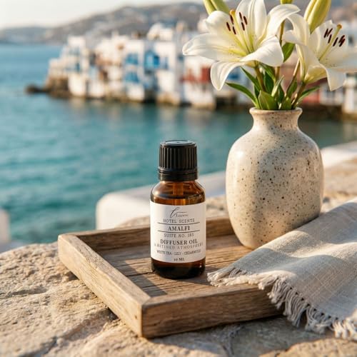 Lapew Hotel Scents Luxury Diffuser Oil | Amalfi Suite 163 | Inspired by Westin Hotels | Hotel Fragrance Oil for Nebulizer & Waterless Diffuser | 10ml