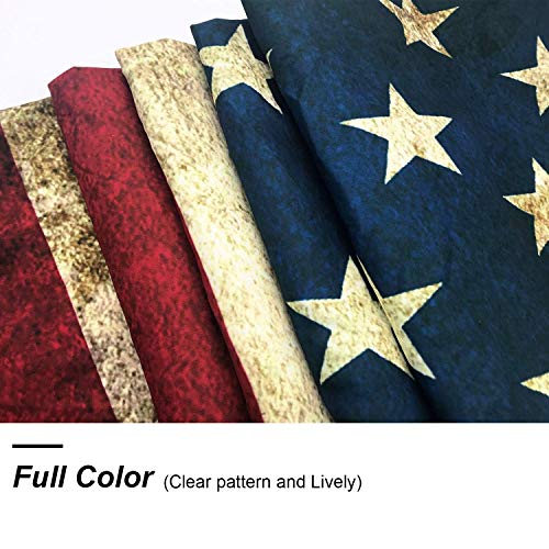 PROCIDA American Flag Wall Hanging Vintage Retro Stars and Stripes Tapestry for Dorm Bedroom Living Room College 60" L x 40" W, USA Flag