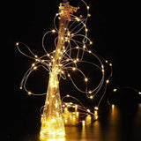 Joomer Fairy String Lights 33FT 100 LEDs Plug in Fairy Lights Indoor Copper Wire String Light DIY for Bedroom, Parties, Wedding, Christmas, Outdoor, Indoor Decoration (Warm White, Non-Connectable)