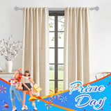 USFOOK Curtain Rod 32 to 58 Inches (2.6-4.8ft), 7/8 inch Telescoping Splicing Curtain rods for Windows 20 to 54 inches, Silver Decorative Drapery Rods for Home with Translucent Finials