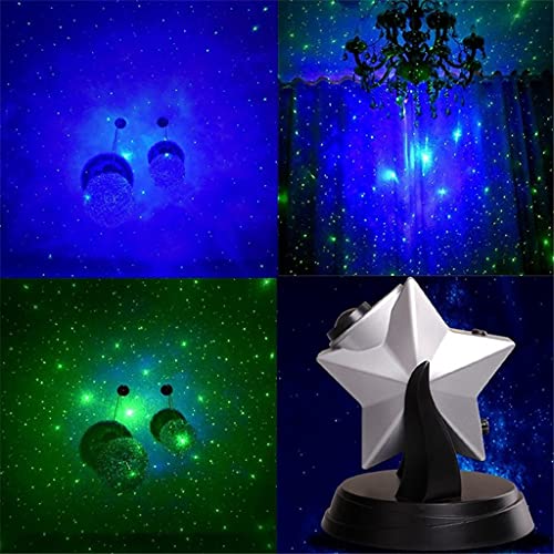 Sky Twilight Stars Projector LED Lamp Moon Star Nebula Romantic Atmosphere Light Christmas Bedroom Night