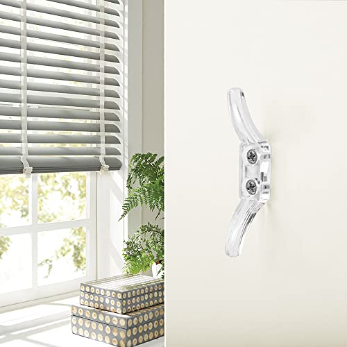 Cord Cleats for Blinds, 12pcs Blind Cord Winder with Screws for Window Blinds Curtains Sun Shades Ropes