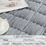 Gumfolk Pet Couch Covers for Sofa Slipcovers Couch Protector for Dogs Washable Cushion Cover, Sofa Pad Blanket Furniture, Grey, 27in*59in