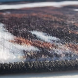 MUGINYU Western Cowhide Runner Rug 2x6 for Bathroom Home Decor,Brown Cow Print Rug,Farmhouse Cowboy Animal Fur Area Rug Non Slip Washable (Brown Cow)