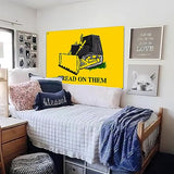 Tread On Them Flag Killdozer Flag 3x5 Ft Funny Man Cave Wall Banner for Room Teen Girls Indoor Outdoor Party Bedroom and College Dorm Wall Decor Tapestry Gifts