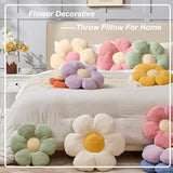 XIAIJIA Flower Pillow Flowers Shaped Pillow Cushion Decorative Daisy Pillow for Bed Cute Throw Pillow Flower Floor Pillow Soft Seat Cushion Pink Cushion 15.7"