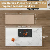 2x6 ft Low Pile Kitchen Runner Mat, Non Slip Washable, Brown