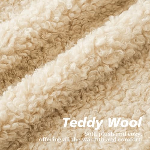 Foindtower Decorative Fuzzy Faux Fur Throw Pillow Covers 20x20 Light Yellow