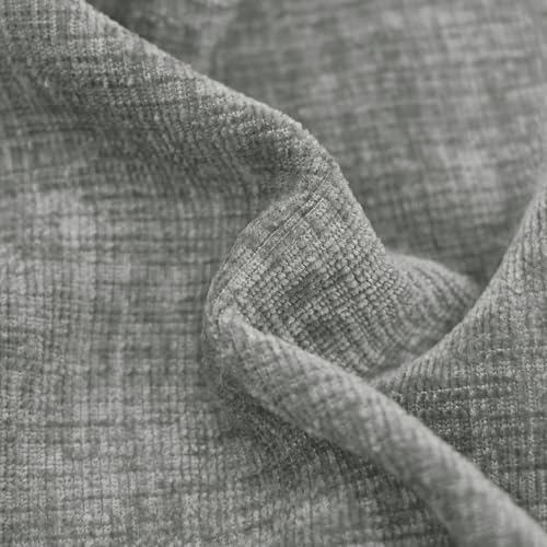 CaliTime Decorative Couch Throw Pillow Covers 20 X 12 Inches Medium Grey
