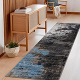 GarveeHome Machine Washable Runner Abstract Hallway Rugs 2x6 Grey Brown