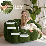 MAXYOYO Bean Bag Chair for Adults, Floral Shaped Bean Bag Sofa