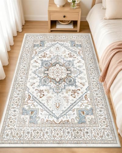 OLANLY 3x8 Washable Area Rug, Soft Non Slip Carpet for Living Room