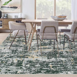 Area Rugs 8x10 Living Room: Washable Rug Modern Abstract Large Rugs Soft Non Slip Neutral Rug Stain Resistant Indoor Carpet for Bedroom Kitchen Dining Room Home Office Rugs(Black Grey Gold,8'x10')