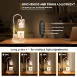 TOACSUCP Candle Warmer Lamp with 3 Bulbs, Adjustable Height Dimmable Candle Warmer with Timer, Compatible with Large Jar Candles, Candle Lamp with Charming Gift Box for Her/Him