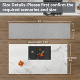Hallway Runner Rug Extra Long Kitchen Runner Washable Gray 2x8 ft