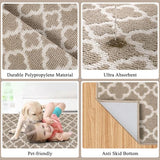 Runner Rug for Hallway 2'8" x 12' Non Slip Kitchen Runners Beige