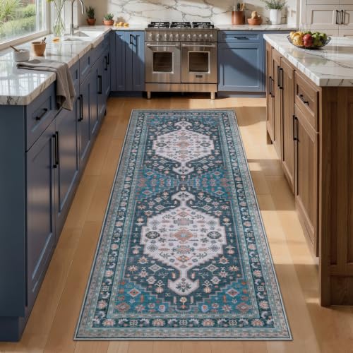 Tangsoo 2x6 Runner Rug for Hallways,Vintage Washable Non-Slip Indoor Rug