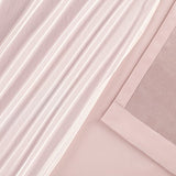 TOWN & COUNTRY LUXE Talia Double Layer Indoor Curtains, Sheer and Room Darkening Blackout, Grommet Top, Energy Efficient, 2-Pack Set, 52"x84", Rose Blush