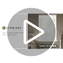 LazBlinds No Tools No Drill Cordless 1" Vinyl Mini Blinds, 100% Blackout Blinds for Indoor Windows, Room Darkening Privacy Window Blinds and Shades for Interior, 22" W x 64" H, White