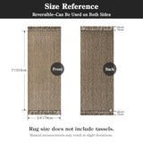 Collive Boho Christmas Hallway Runner Rug, Washable Kitchen Runner Rugs