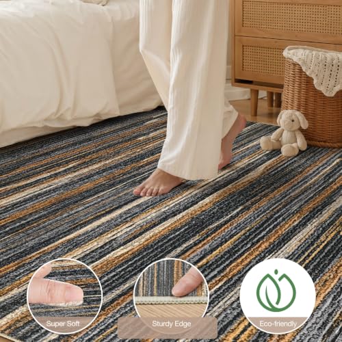 Washable 6x9 Area Rugs Soft Modern Large Living Room Rug