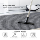 2' x 6' Runner Rugs with Rubber Backing, Outdoor Indoor Utility Non Slip Carpet Rug Runner for Hallway, Custom Size Area Rugs Mat for Entryway Balcony Patio Kitchen Garage Stair Laundry