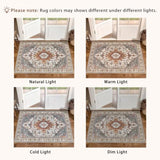 Tangsoo 3x8 Washable Runner Rugs for Hallway, Oriental Runner Rug Non Slip