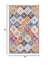 3x5 Washable Area Rug Nonslip Door Mat Indoor for Entryway Bedside