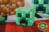 Minecraft Creeper LED Mood Light Creeper Lamp Mood Lighting Battery Powered | Collectible Mood Lamp | Green Mood Light LED Creeper | 5 Inches Tall