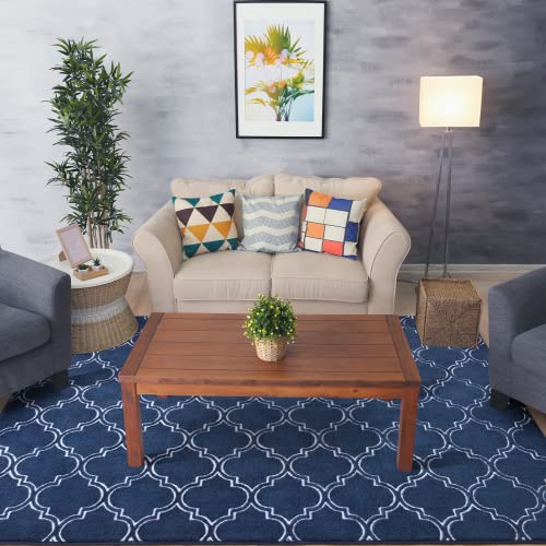 5x7 Shag Geometric Modern Area Rug for Bedroom Living Room